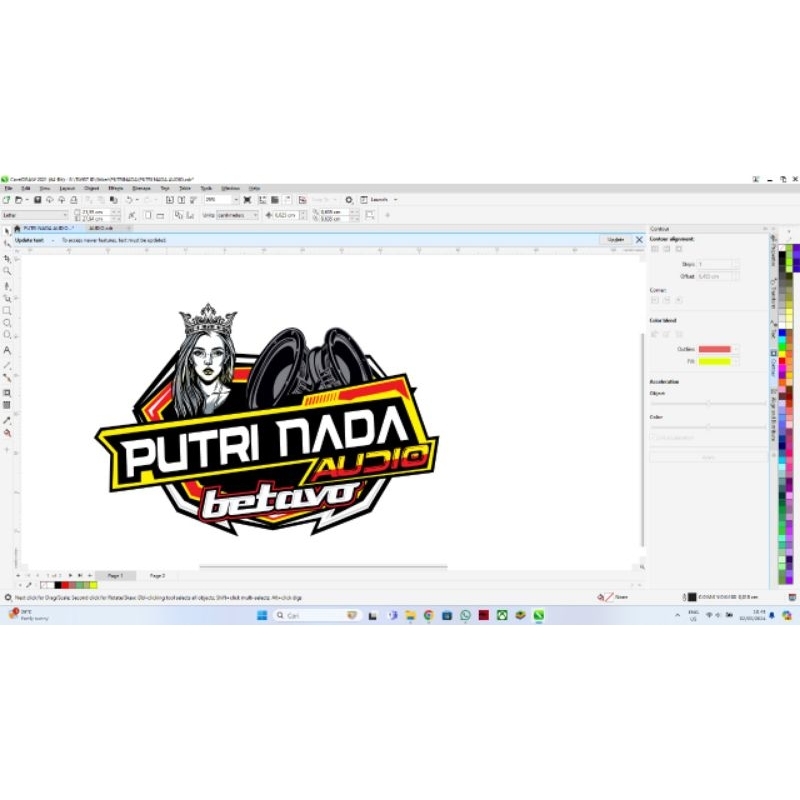 

Stiker A4 plus desain