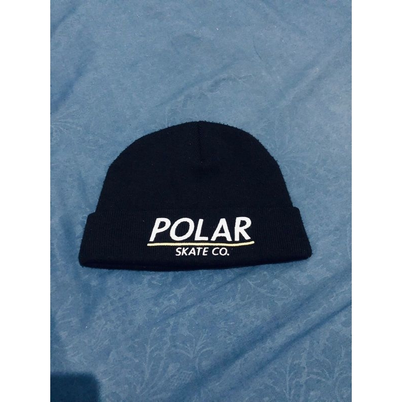 polar skate co "script logo beanie"