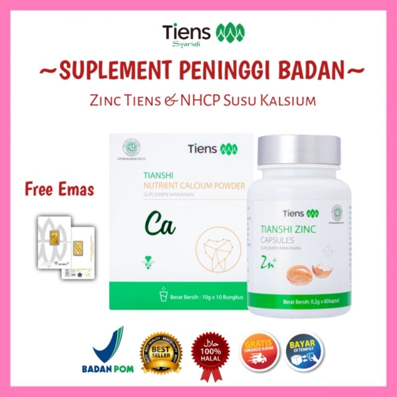 Peninggi Badan Tiens | Susu Kalsium Tiens Peninggi Badan Original