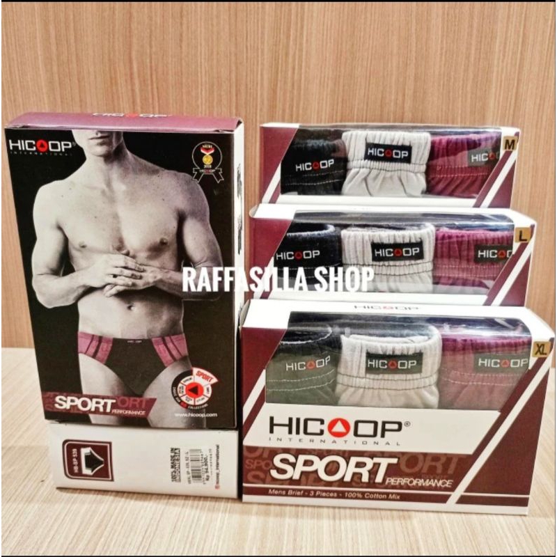 Hicoop Celana Dalam Pria MAX Isi 3 Pcs Mens Briefs