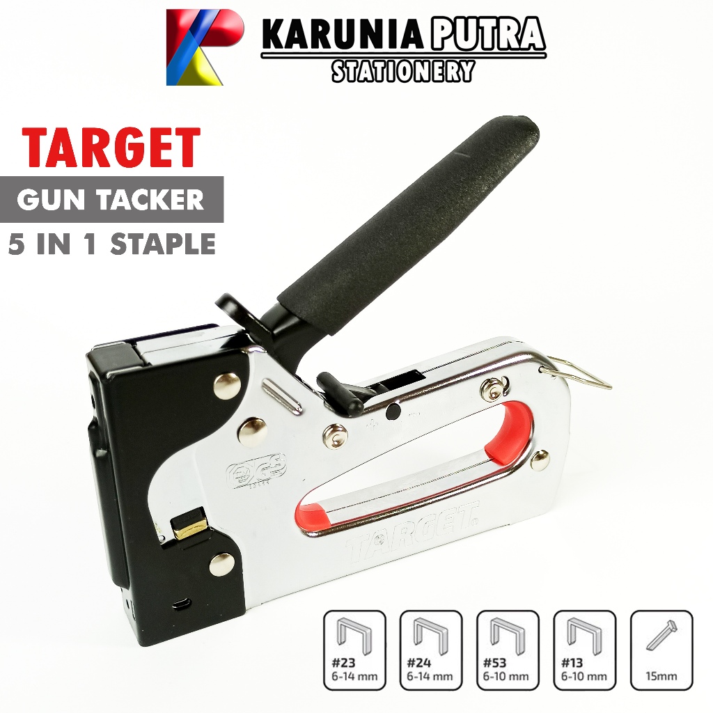 

Stapler Tembak Target Gun Tacker TS-832 5 in 1