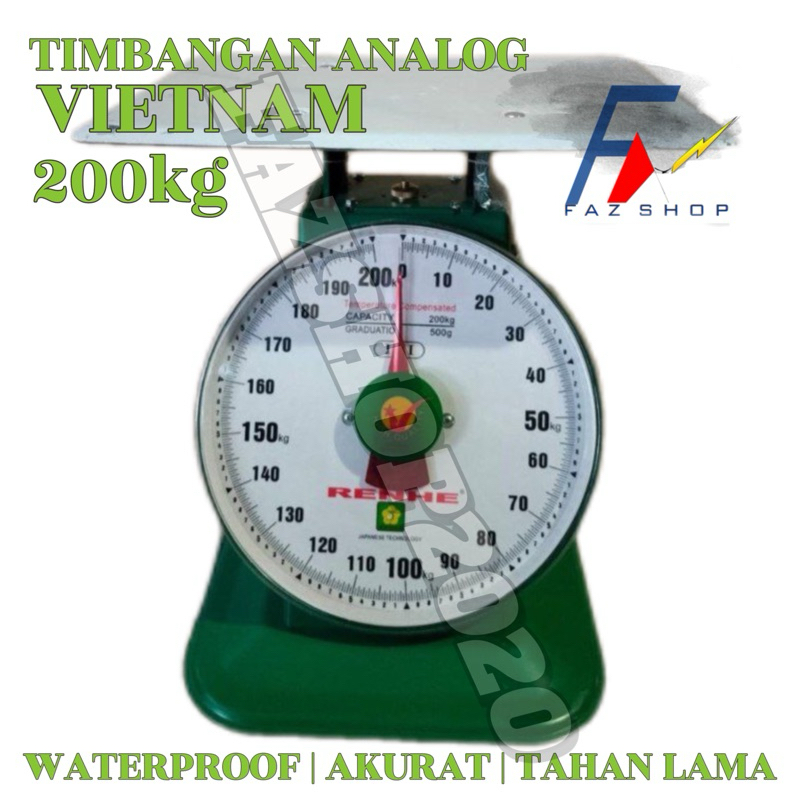 TIMBANGAN DUDUK JARUM ANALOG VIETNAM RENHE 200kg