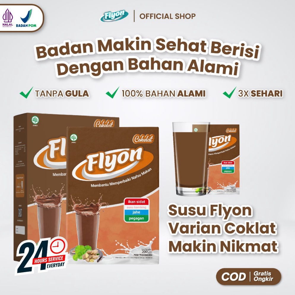 

Langsung pesan Susu Flyon COKLAT Susu Penggemuk Badan Dan Penambah Nafsu Makan Original Vitamin Penggemuk Badan Herbal