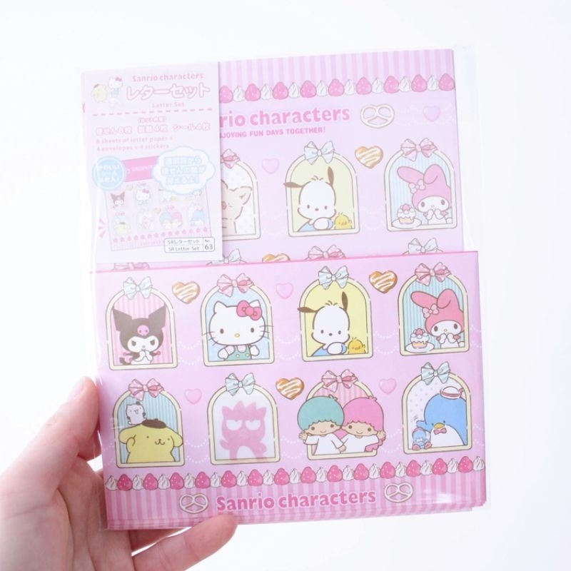 

Sanrio Character Letter Set: Hello Kitty, Kuromi, Little Twin Stars