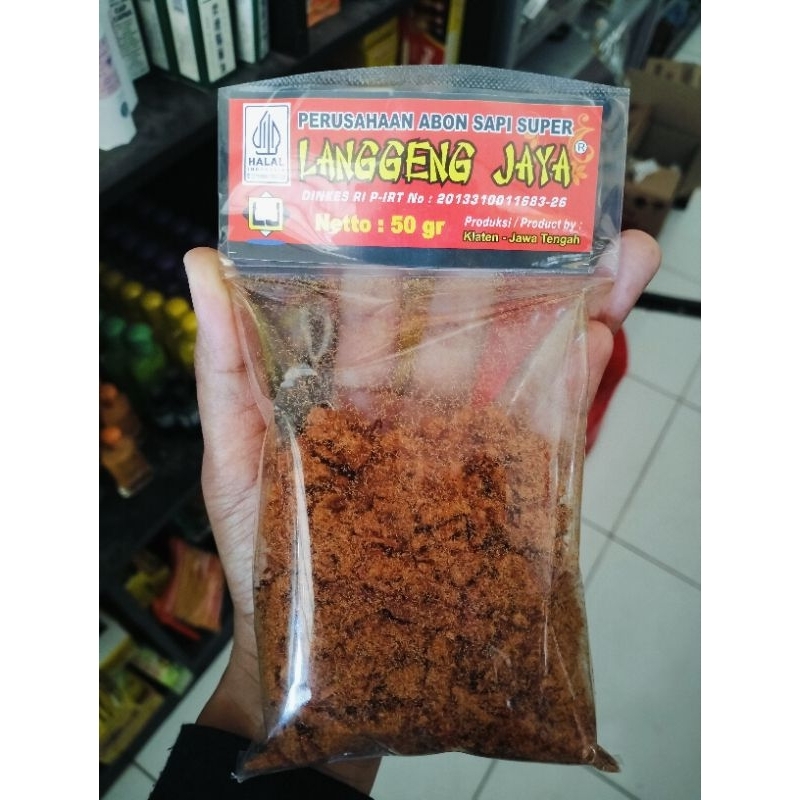 

ABON SAPI SUPER LANGGENG JAYA 50G