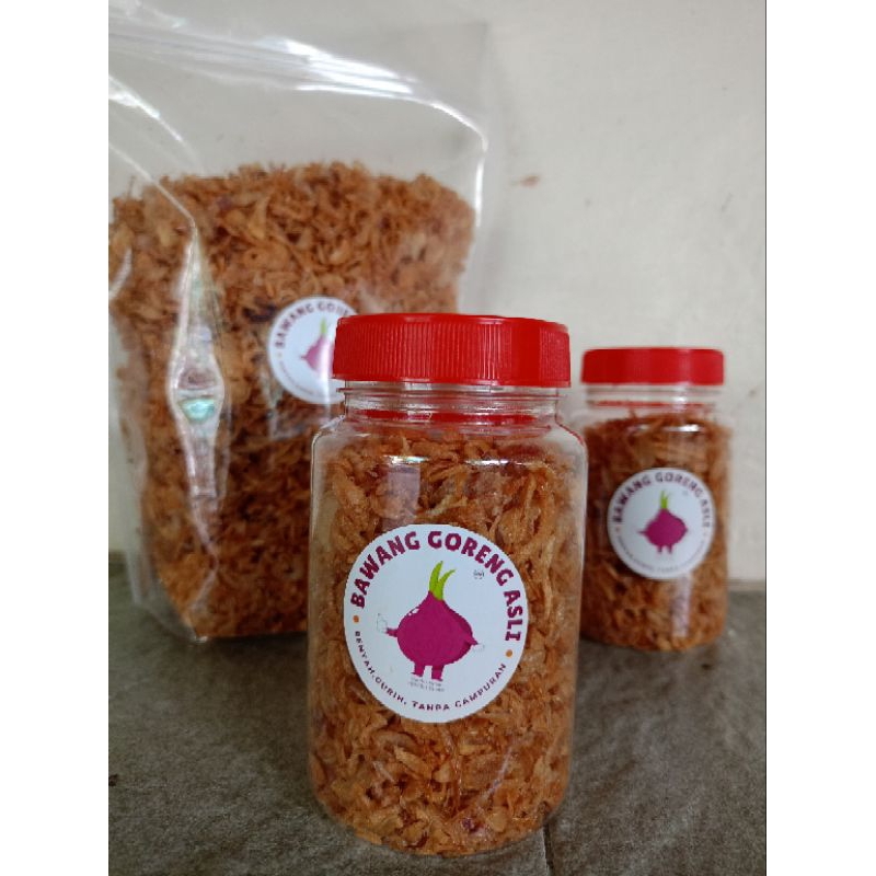 

Bawang Goreng Asli 100% tanpa campuran