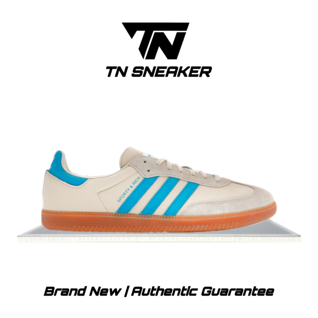 Adidas Samba OG Sporty And Rich Beige Blue