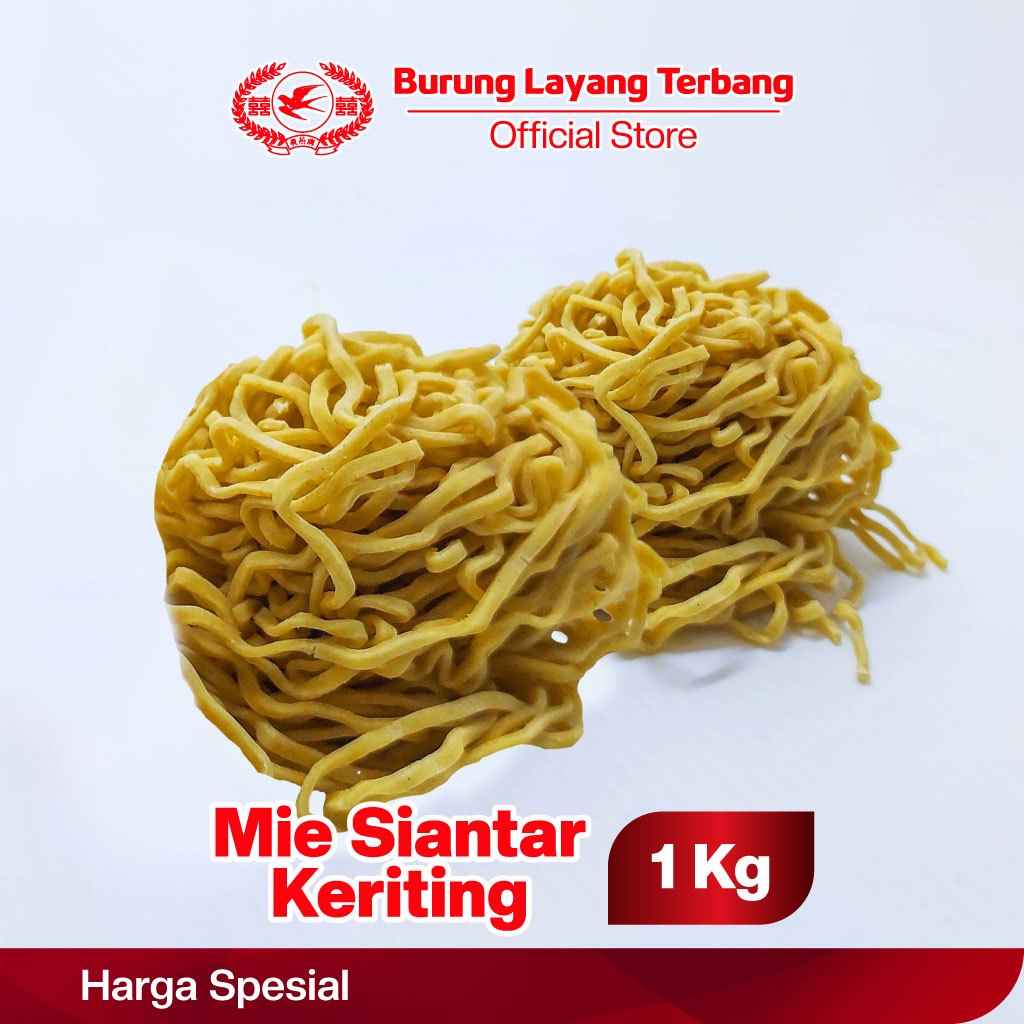 

Mie Siantar keriting Fresh 1 Kg Burung Layang Terbang