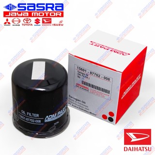 Oil Filter ORI Avanza|Veloz|Rush|Agya|Calya|Granmax|Luxio|Xenia|Terios|Ayla|Sigra|Taruna|Sirion|Classy Daihatsu Genuine Parts (Astra Daihatsu Motor Parts - ADM Parts) DHS.15601-87702-008 Saringan Oli #grosir