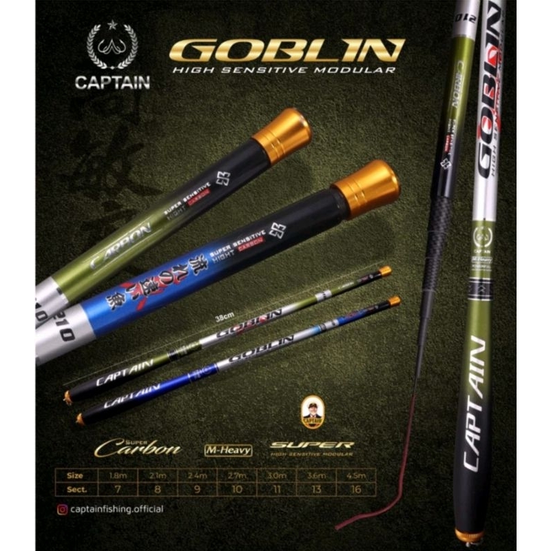 TEGEK CAPTAIN GOBLIN,KETING,GARANG RUAS PENDEK 40CM