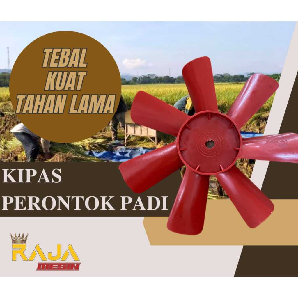 Kipas Perontok padi MERAH kipas grandong perontok padi / kipas radiator ANTI PECAH