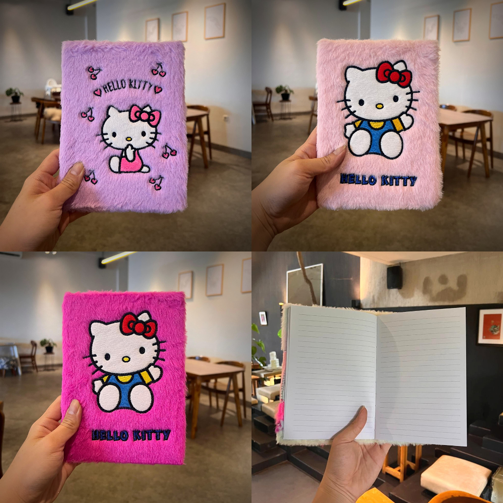 

Buku Diary Agenda Catatan Note Book Karakter Kartun Sanrio Hello Kitty