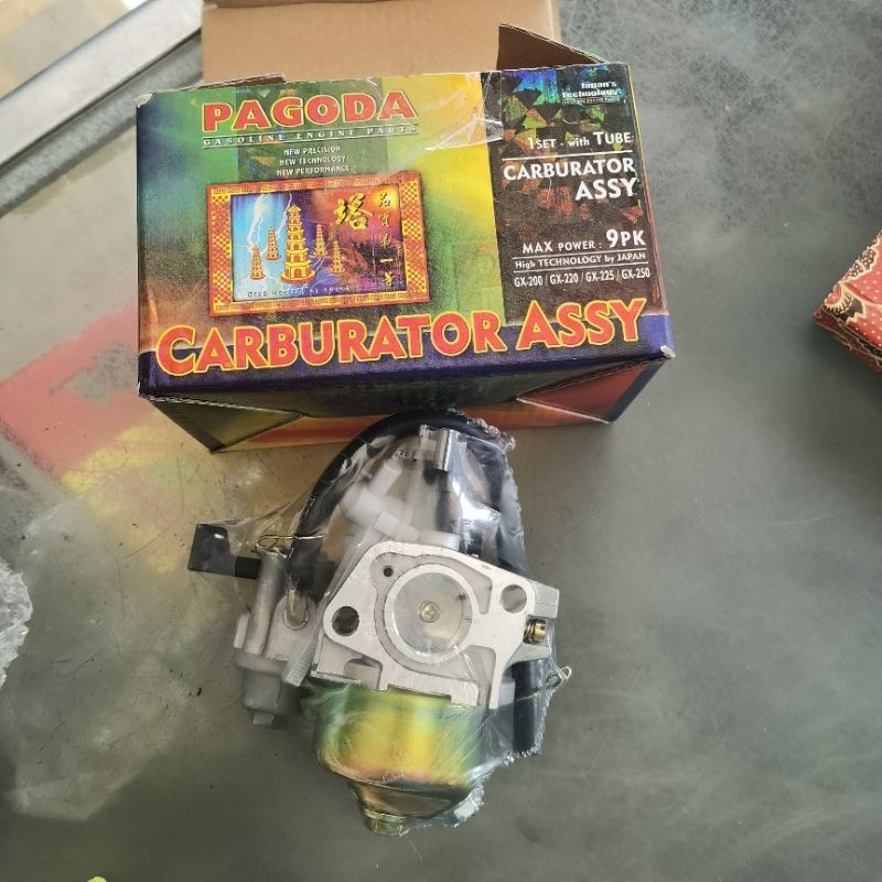 carburator assy karburator karbu mesin penggerak Honda GX 160 200 by PAGODA ORIGINAL