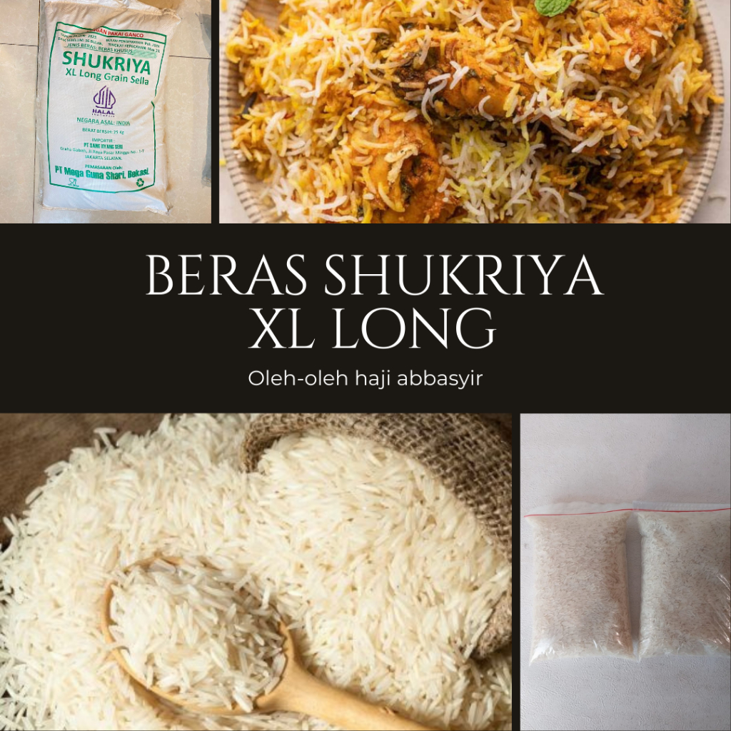 

BERAS SHUKRIYA 1KG REPACK | BERAS SHUKRIYA XL LONG | SHUKRIYA 1KG REPACK |