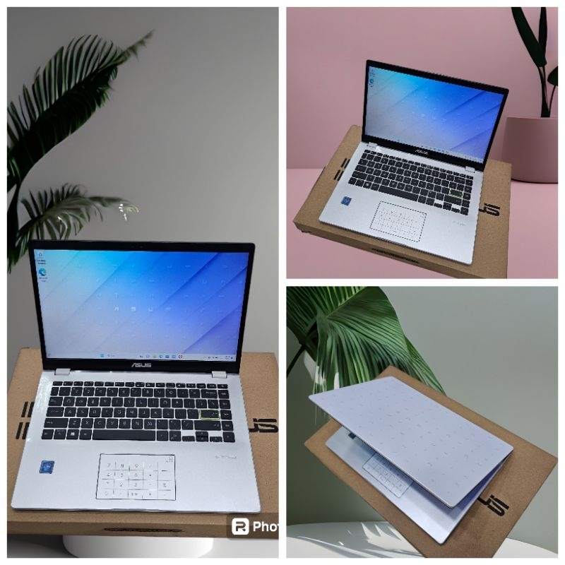 Laptop Asus E410M New/Baru garansi 1 Tahun RAM 4 SSD 512GB INTEL CELERON N4020 WINDOWS 10 GARANSI 1 