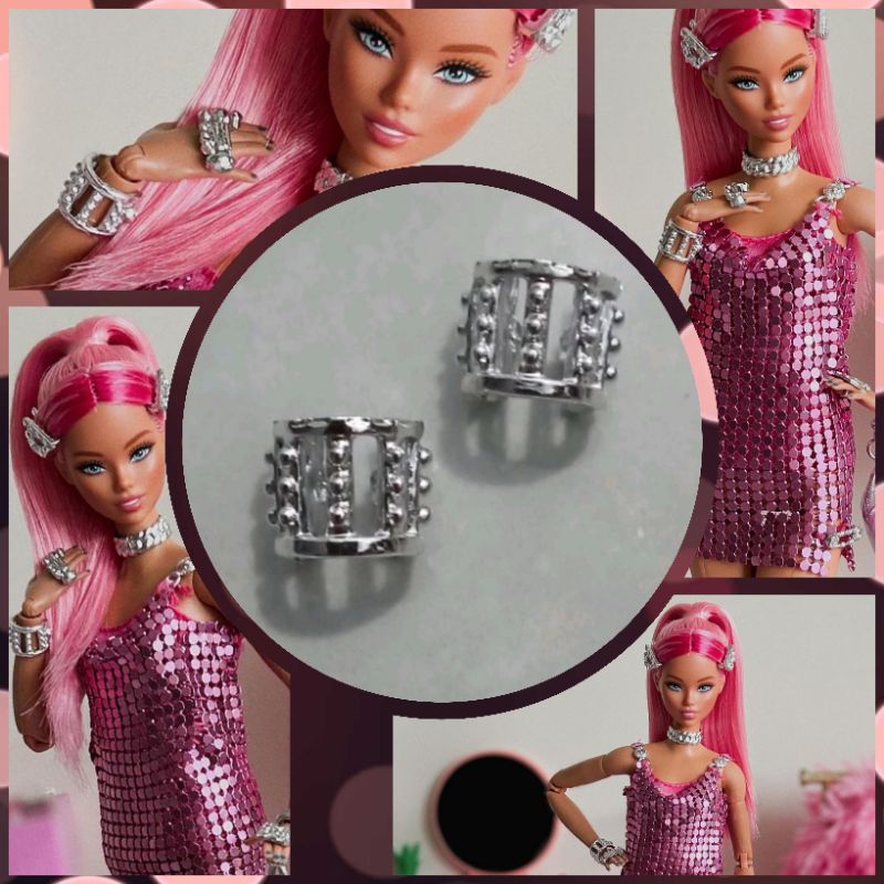 Gelang Silver Barbie Doll Collector Original Mattel