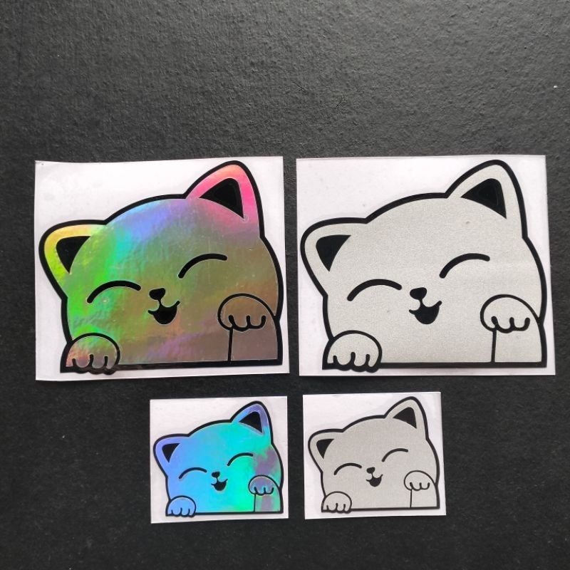 sticker kucing lucu sticker cutting kucing