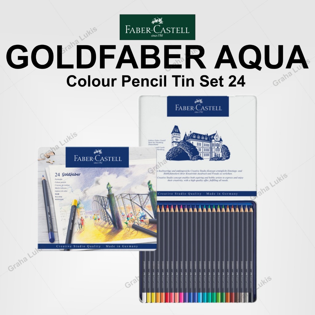 

Faber Castell Goldfaber Colour Pencils Tin set 24