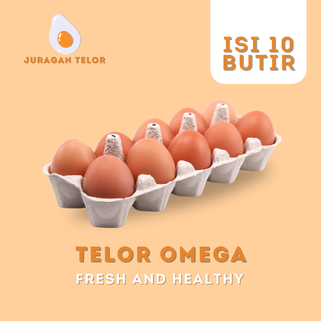 

Telur Omega 3 fresh dan menyehatkan Isi 10 Butir Stok Terbaru