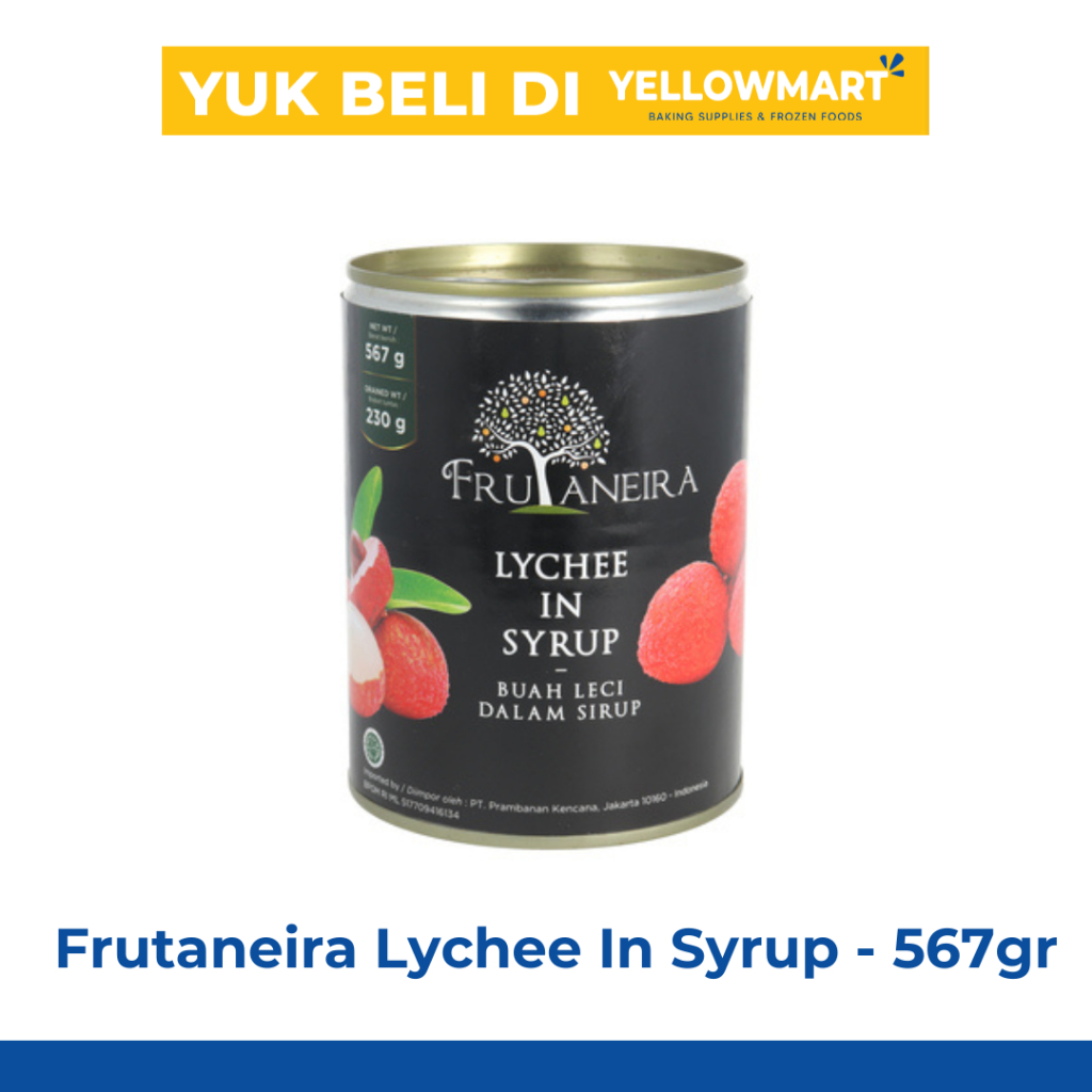 

Frutaneira Lychee In Syrup Buah Leci Kaleng - 567gr