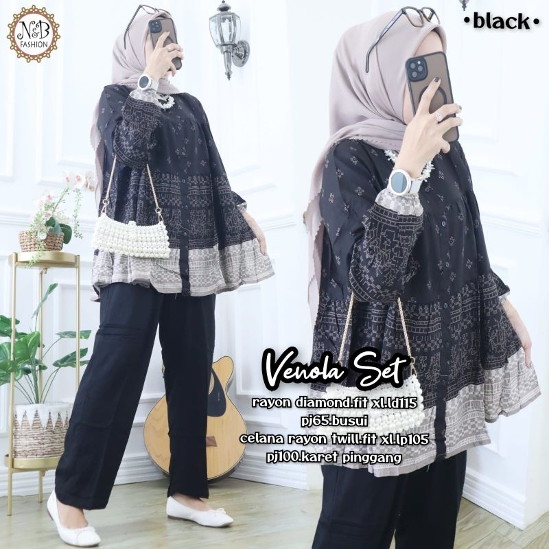 Venola Set Original N&B Fashion