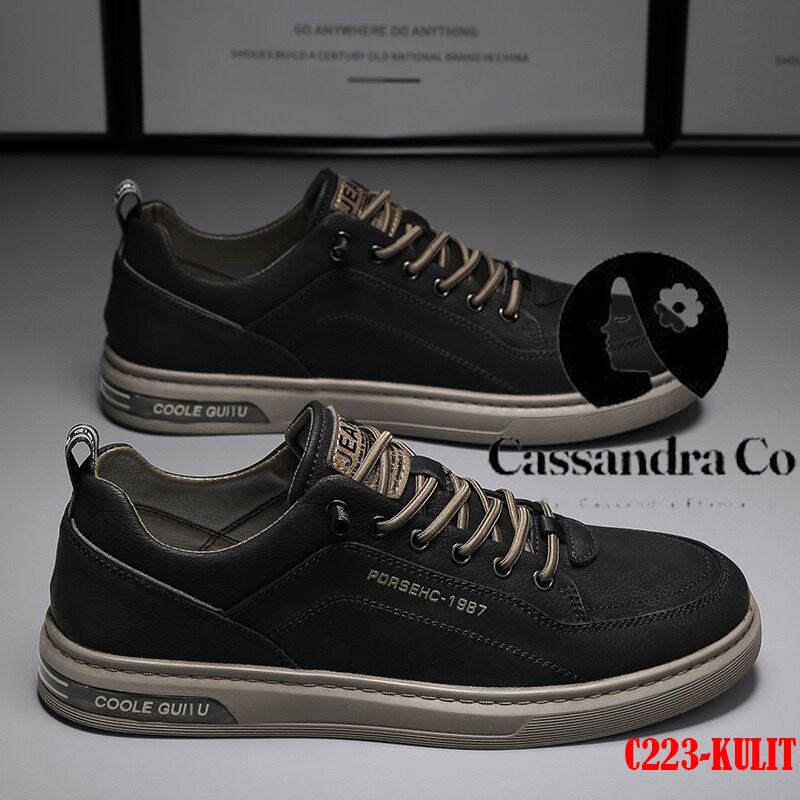 Grade Ori  Sneakers Pria/Wanita Putih Hitam Cassual Sporty Olahraga Pria Wanita