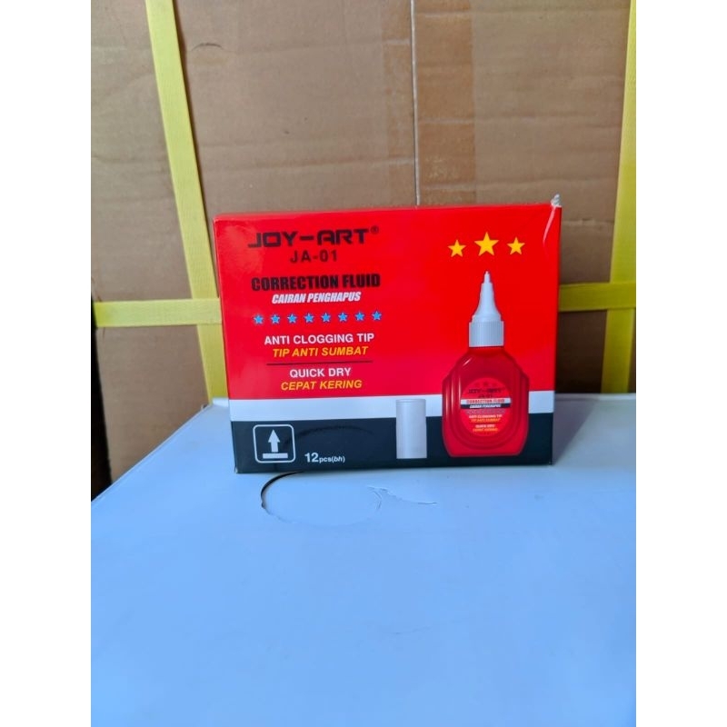 

TIPE X CORRECTION FLUID JOYKO JK-01 (harga 1 pak isi 12 pcs)