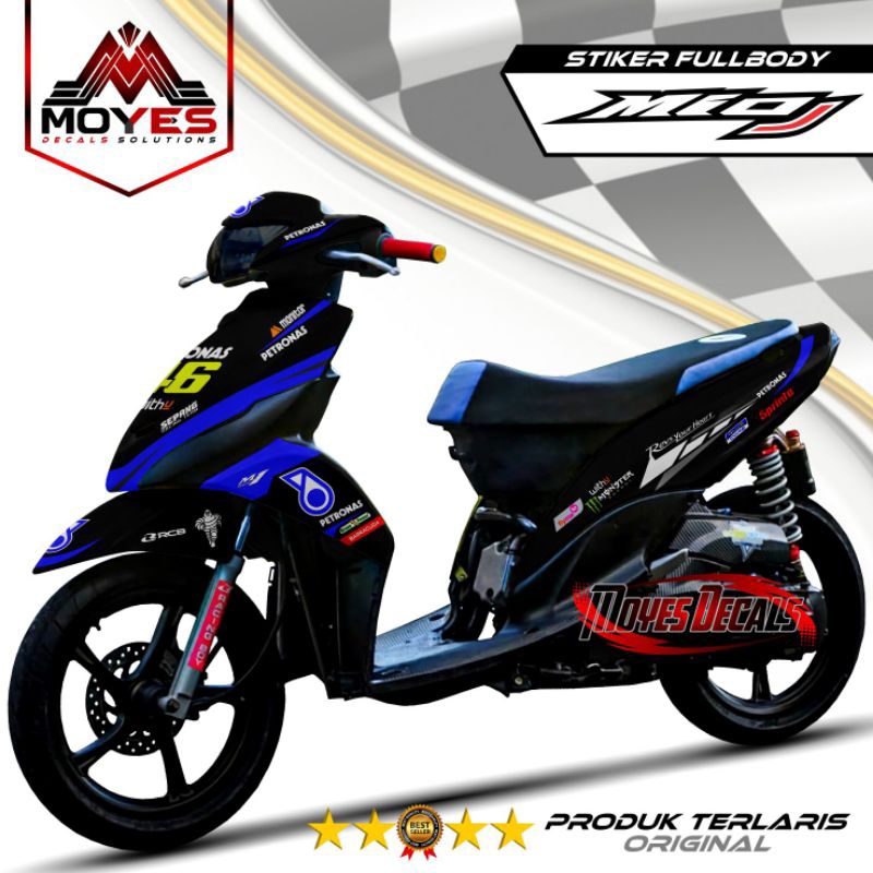 ⭐⭐⭐⭐⭐Decal Yamaha MIO J Stiker FullBody Variasi Petronas