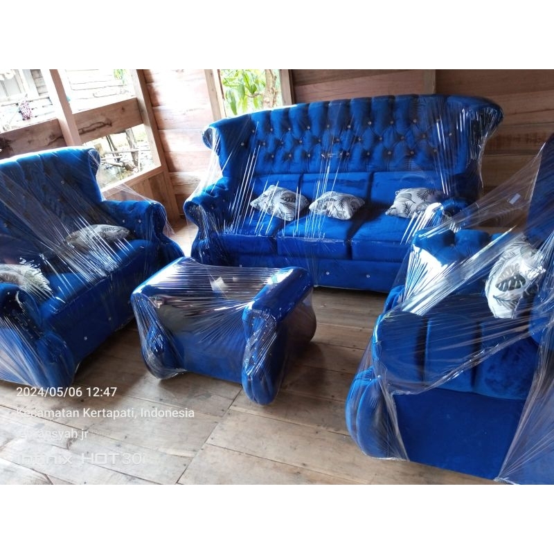 SOFA JAGUAR BELIMBING BLUDRU HALUS 321/ SOFA RUANG TAMU