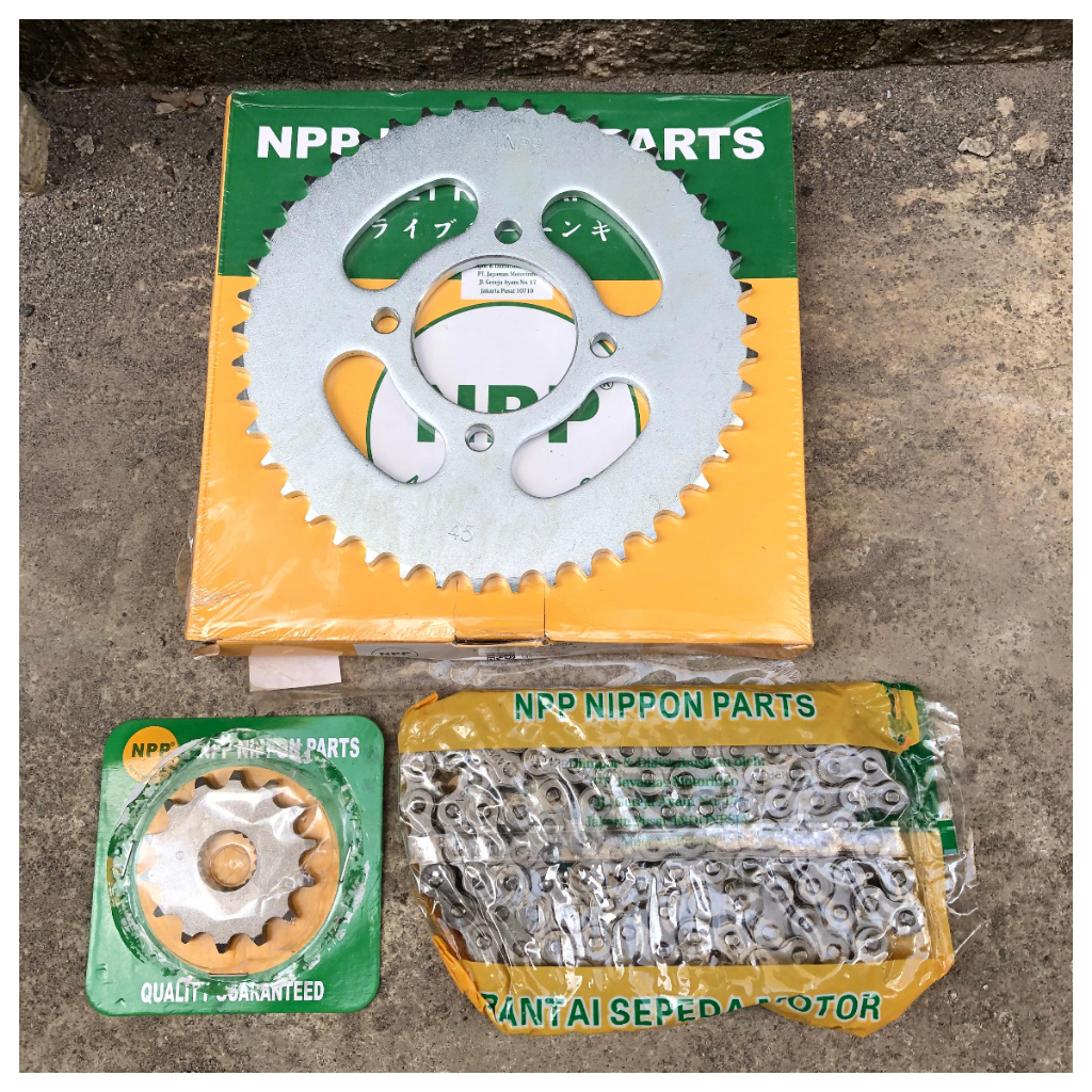 GIR SET THUNDER 125 NPP//GEAR SET GER SET GIR SET SPROCKET SET RANTAI THUNDER 125 NPP