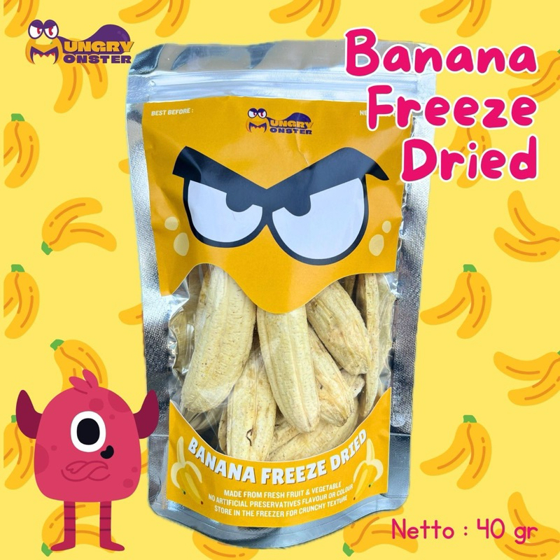 

Banana freeze dried / snack pisang kering