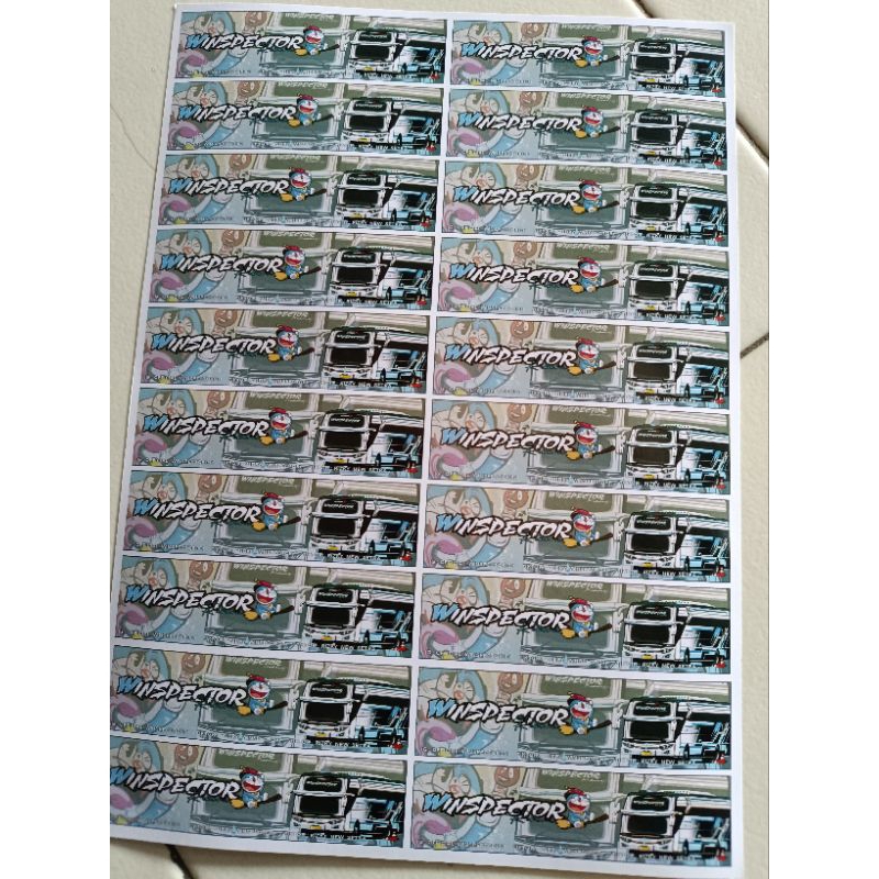 

Stiker Nama Bus Basuri Winspector Reborn Viral Glossy Kuat Mengkilap Tahan Air Isi 20 Pcs Termurah