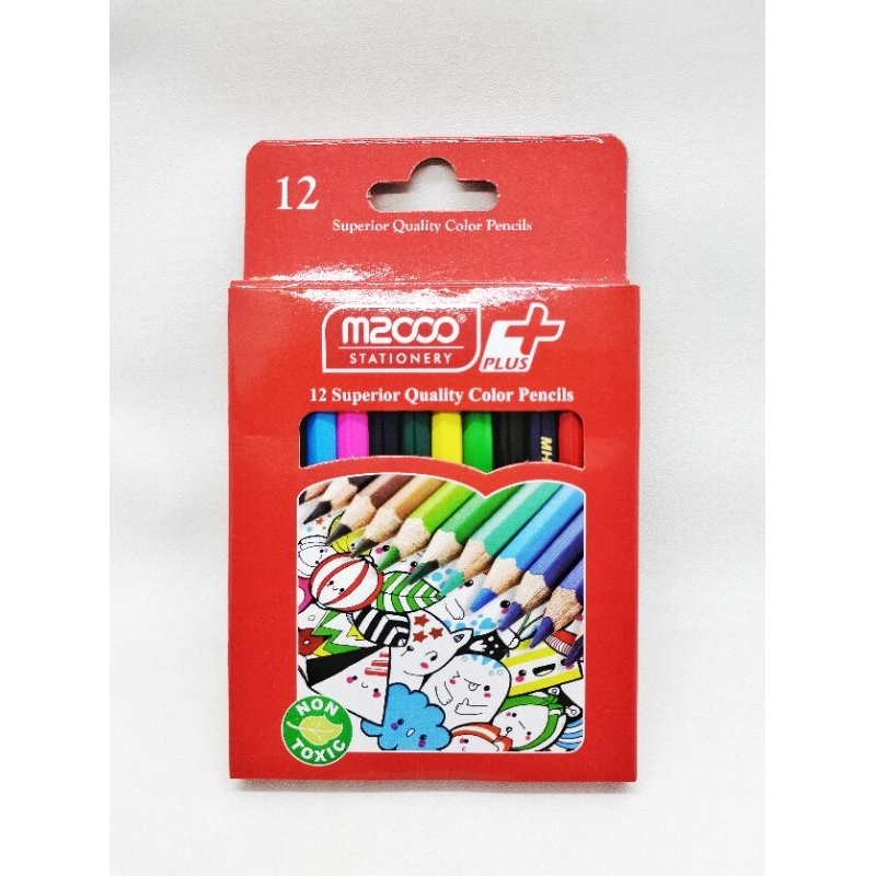 

Pensil Warna M2000 Plus 12 Warna Ukuran Pendek