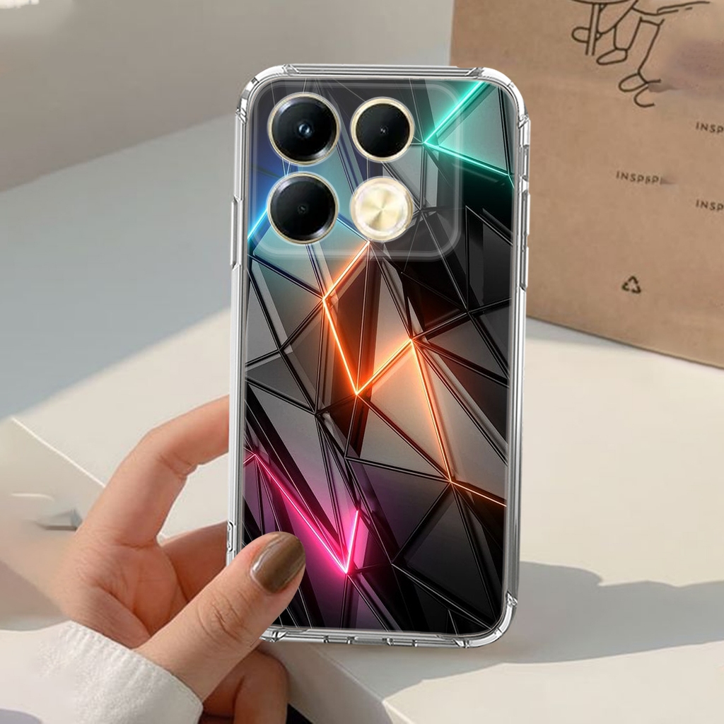 CASE INFINIX NOTE 40 - Casing INFINIX NOTE 40 PRO 5G Terbaru 2024 AERO STORE [ MOTIF 44 ] Silikon - 
