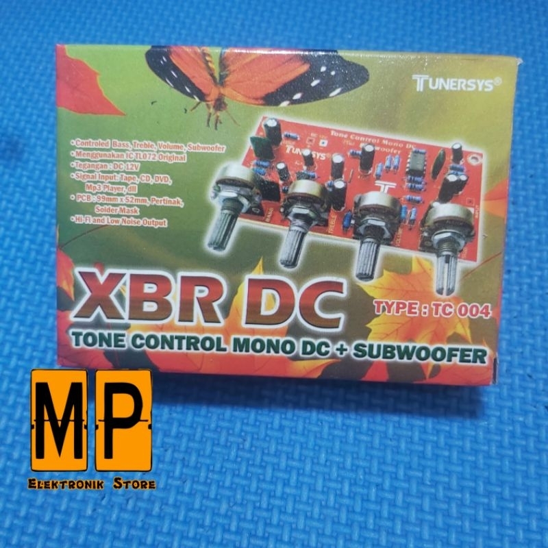 Kit tone control mono XBR DC subwoofer Tunersys TC 004