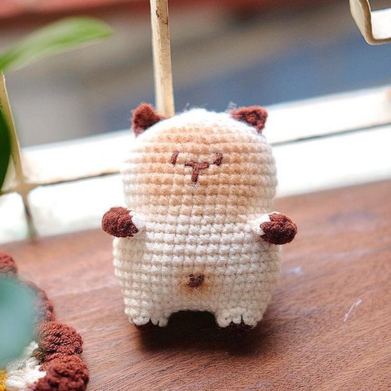 Siamese Cat Keychain
