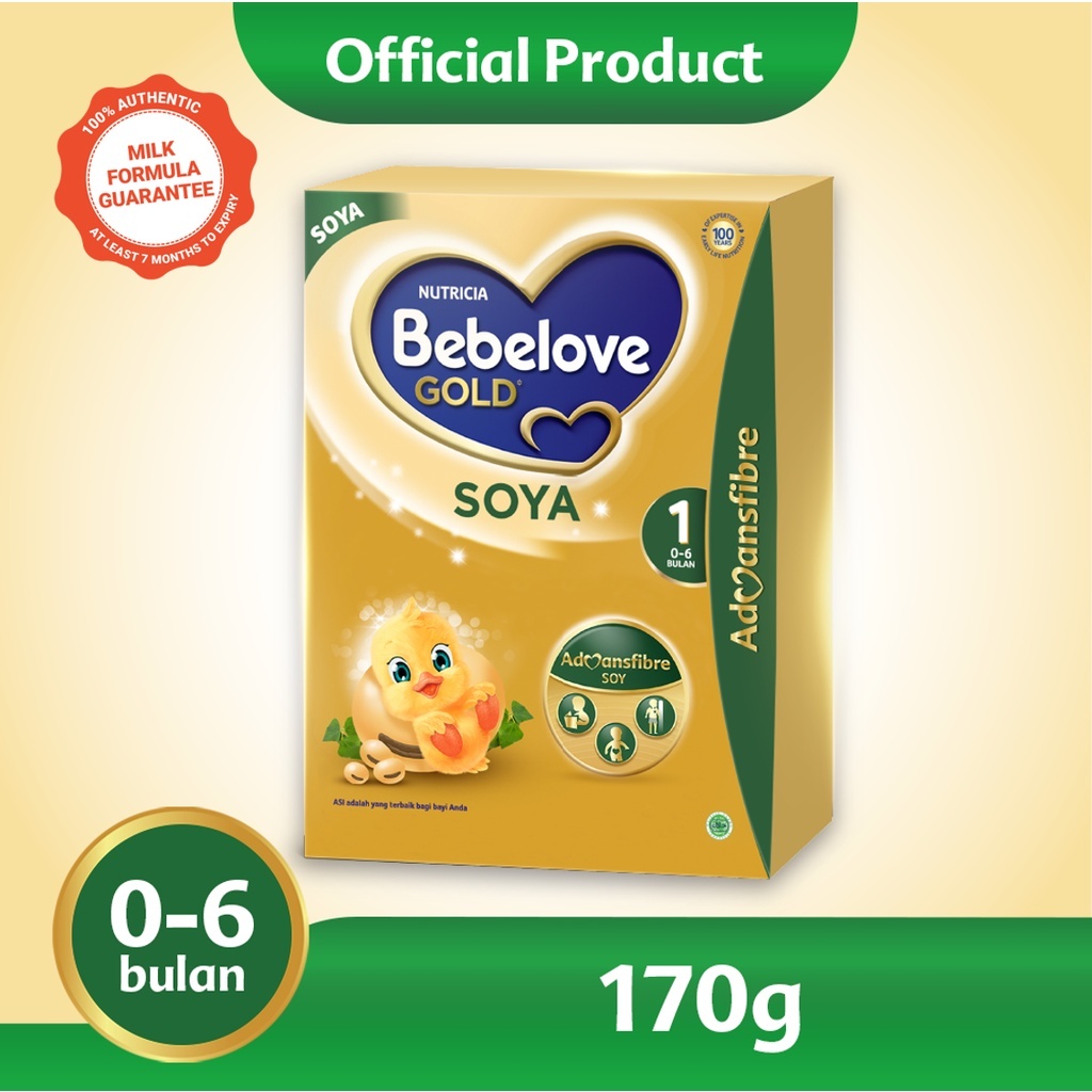 Bebelove Gold Soya 1 Formula Soya Bayi Bubuk