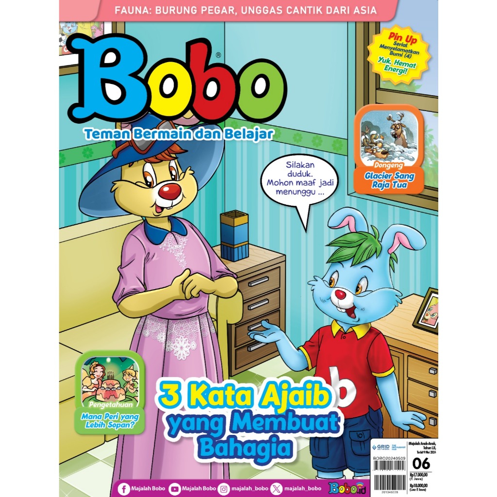 Majalah Bobo edisi Mei 2024 - bobo No.06