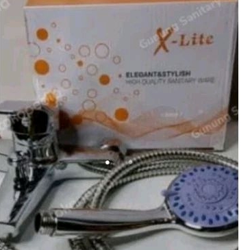 kran shower mixer air panas dan dingin + shower mandi set Xlite