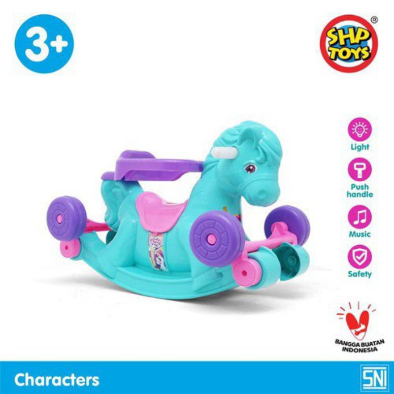 MPS561/Mainan Kuda Kudaan Dorong Shp/Mainan Ride on Kuda Dorong Bisa Ayun