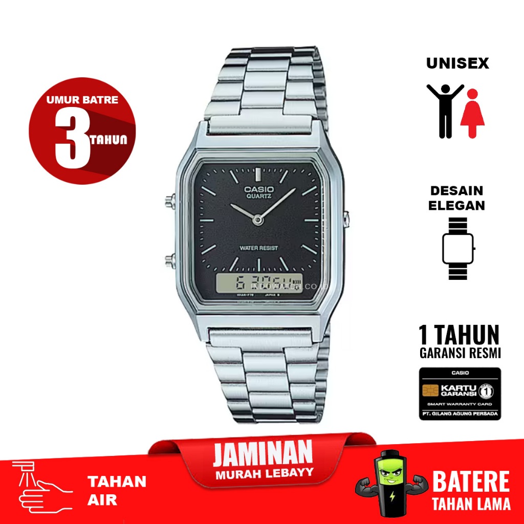 Casio AQ-230A-1DMQ AQ230 AQ 230 jam tangan original garansi resmi