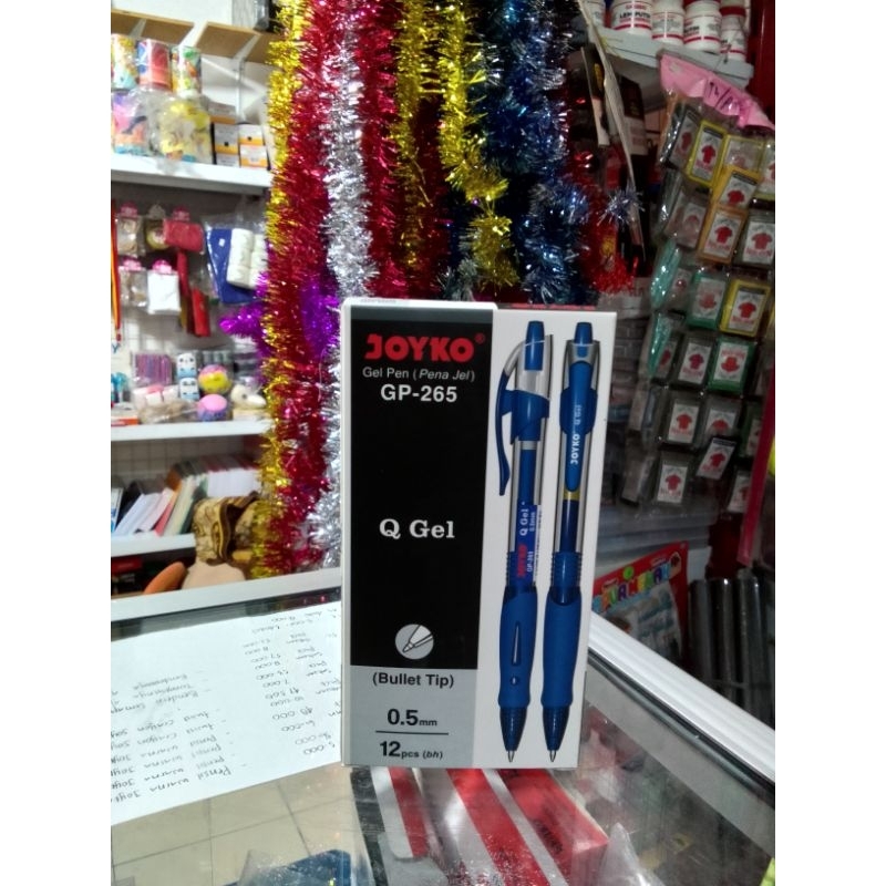 

Gel Pen Qgel 0.5mm Tinta Biru Joyko GP-265 harga 1pc