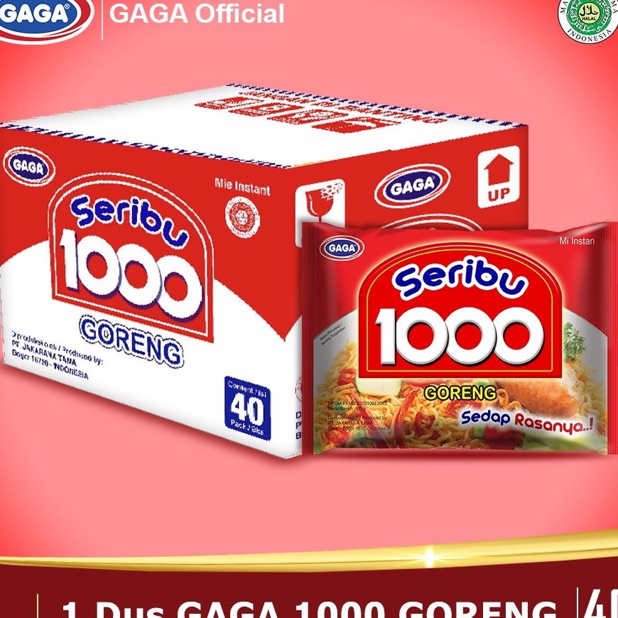 

V44859 Gaga 1 Mie Instant 1 Dus Isi 4 Berbagai Varian Rasa