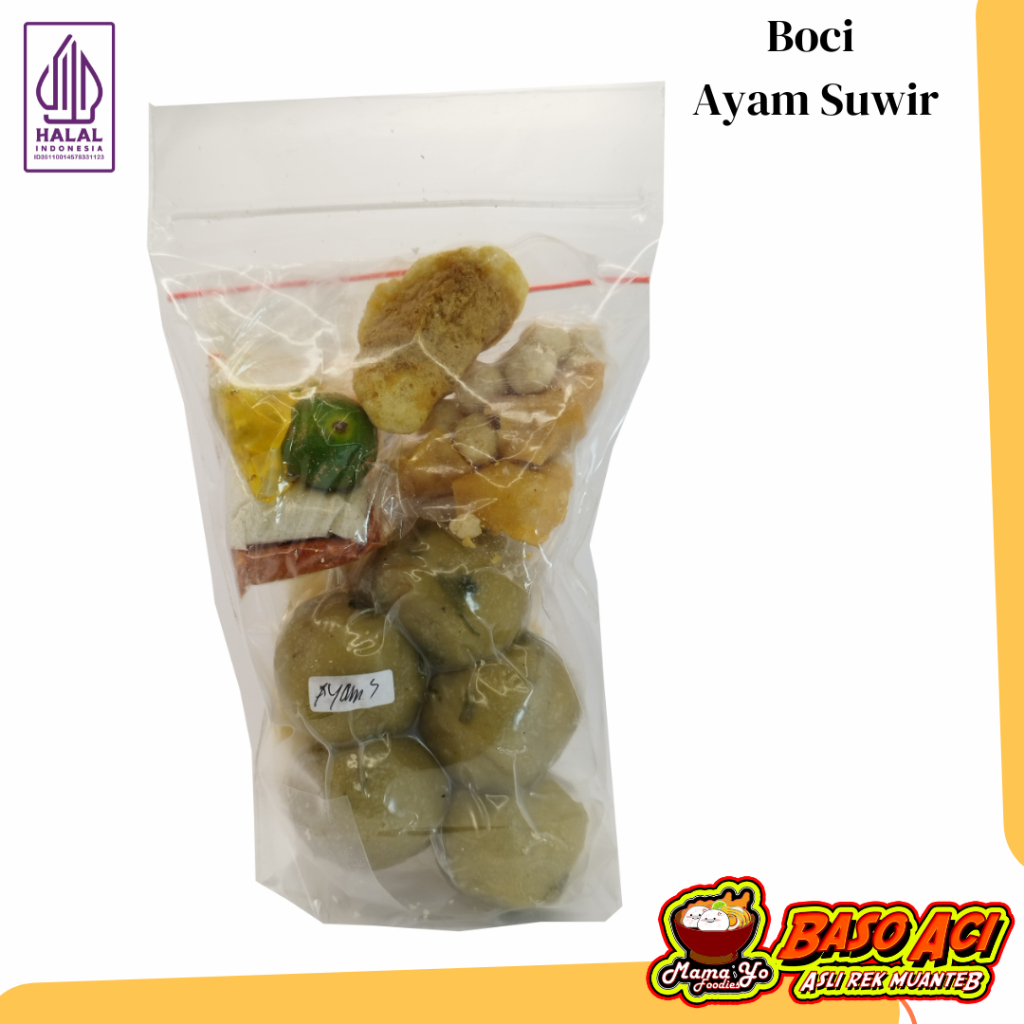 

Mama Yo Foodies - Baso Aci Ayam Suwir - Boci Surabaya