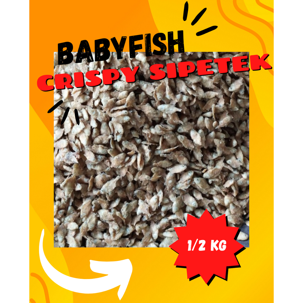 

Baby fish 500gram pepetek ikan crispy