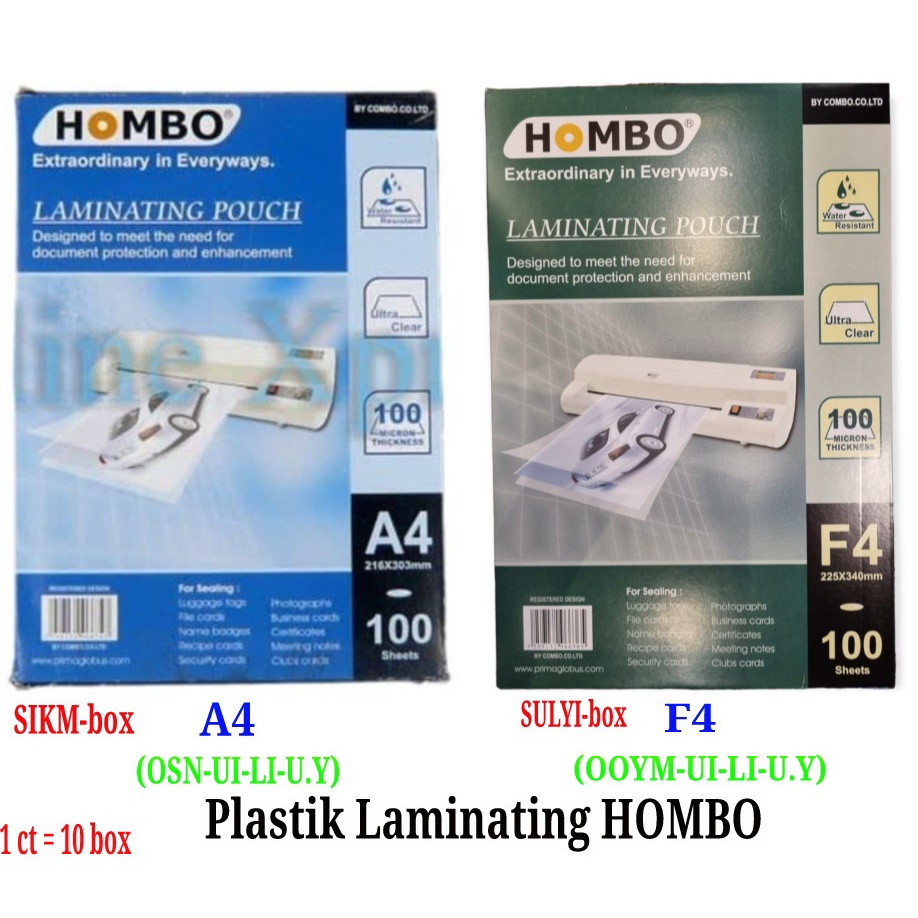 

KODE V9T8 PLASTIK LAMINATING LAMINATING FILM FOLIO HOMBO ORISTA isi 1lbr