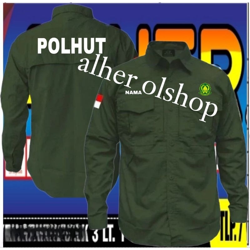 kemeja tactical polhut baju tactical polhut seragam tactical polhut Pdl tactical polhut kemeja polhu