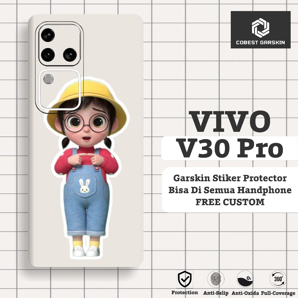 Pesan Garskin Stiker HP Vivo V30 Pro Garskin Case Stiker Bisa Custom Motif Bisa COD