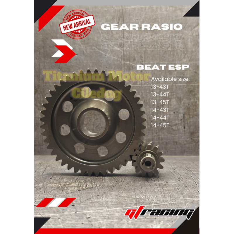 GIGI RASIO GF RACING BEAT ESP 14-43 / 14-44 / 14-45 / 15-43 / 15-44 / 15-45