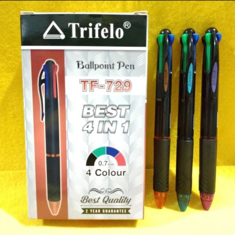 

Pulpen 4 warna trifelo TF-729